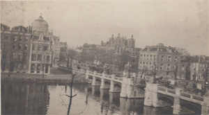 Royal Amsterdam, Holland canal and buildings